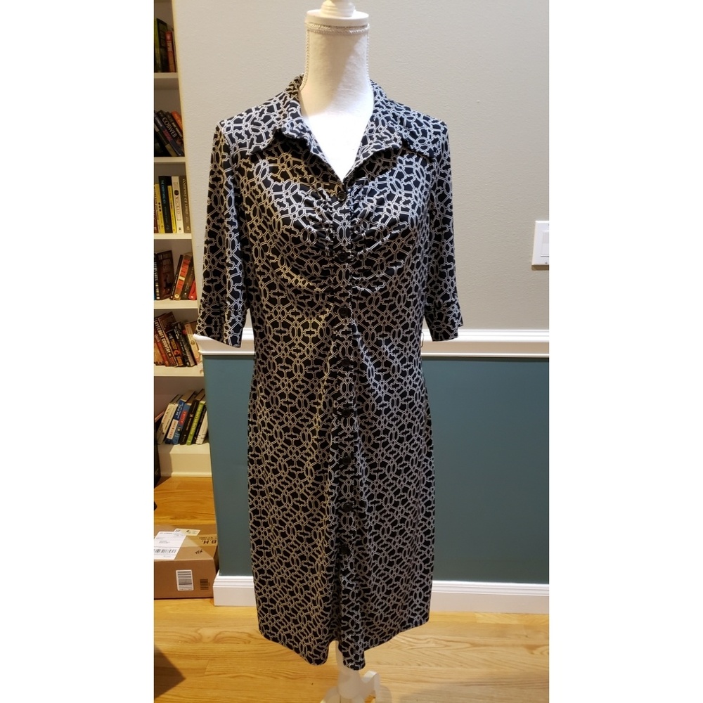 Laundry black and white dress 12